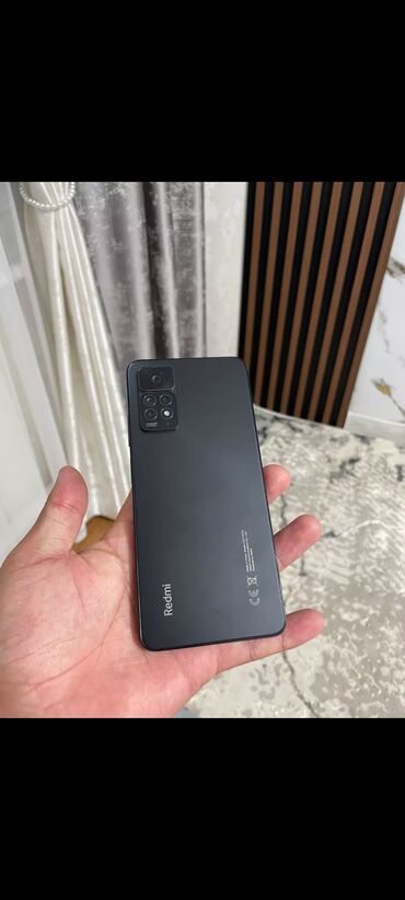 редим 8а: Xiaomi, Redmi Note 11 Pro, Б/у, 128 ГБ, цвет - Черный, 1 SIM, 2 SIM