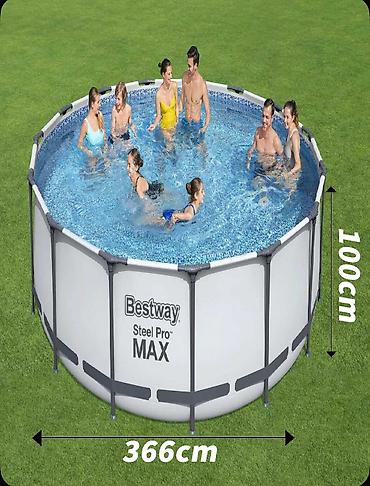 Бассейны: Каркасный бассейн Bestway 56418 Купить в Бишкеке — 366×100 см, 9150 л — 6