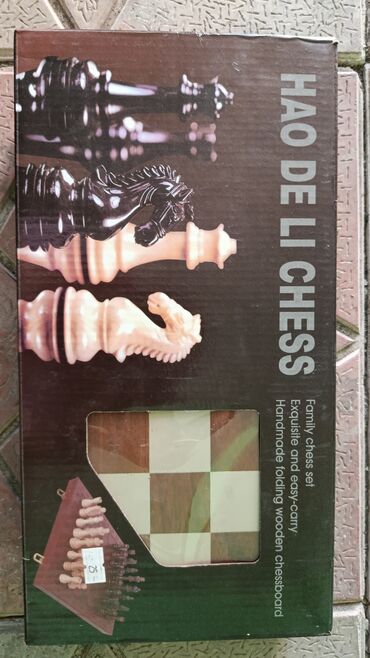 Бассейны: Yenidir HAO DE LI CHESS – Ailəvi şahmat dəsti - Material: taxta -