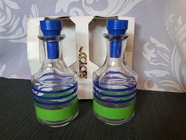 Ostalo posuđe: Flasice nove,vintaz italijanske za ulje,sirce. Nove flasice za — 1