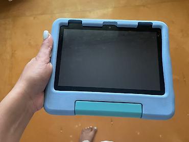 amazon az: Uşaq üçün planşet – Amazon Fire Kids (mavi qoruyucu örtü ilə) — 2