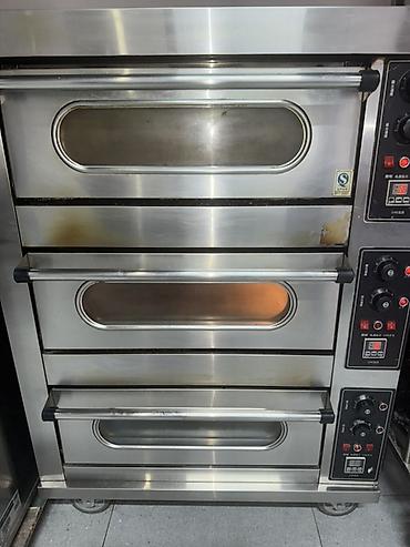 baking oven: Электрическая трехкамерная пекарская печь (панель управления у каждой — 1