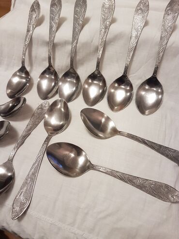 Qaşıqlar: Xörək qaşığı. Nerj. 12 ədəd. Rusiya istehsalı. Qiyməti - 45 manat -da lalafo.az — 13 Qaşıqlar: Xörək qaşığı. Nerj. 12 ədəd. Rusiya istehsalı. Qiyməti - 45 manat — 13