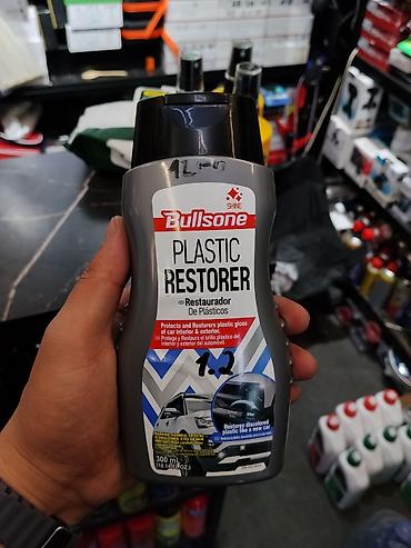 реставрация пластикового бампера: Bullsone Plastic Restorer — средство для восстановления и защиты — 1