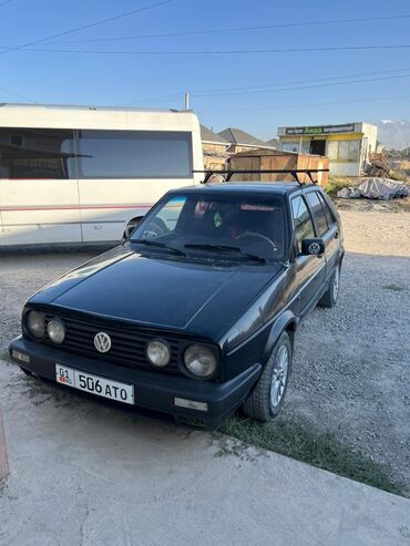 авто меняю на дом: Volkswagen Golf II, 5‑дверный хэтчбек, черный цвет. Основные