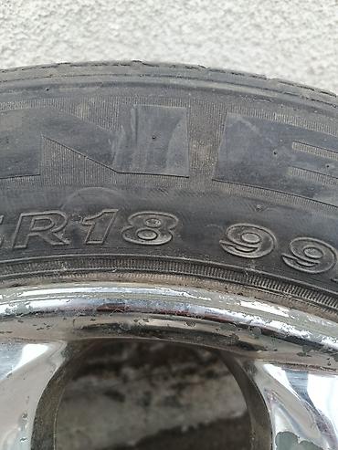 18 колеса: Колеса в сборе R 18, Всесезонная, Б/у, 1 шт, Легковые, Литые, отверстий - 5 — 4