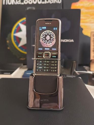 Nokia: Nokia 8000 4G, 2 GB, rəng - Qəhvəyi, Düyməli — 2