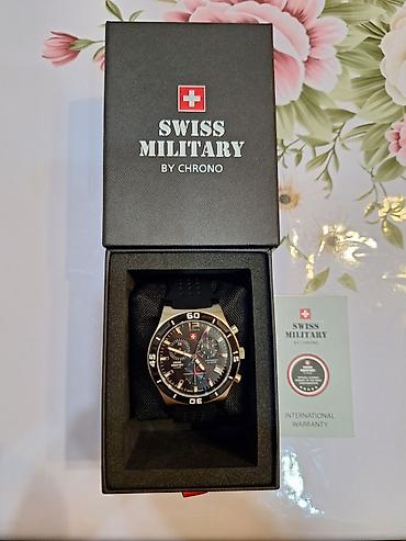 часы м4: Классические часы часы, Swiss Military, Титан, Швейцария, Водонепроницаемые, Секундомер, Оригинал, Мужские, Новый — 1