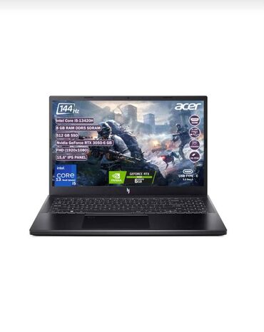 toshiba noutbuklar qiymetleri: Yeni Acer Nitro, 15.6 ", Intel Core i5, 512 GB, Ünvandan götürmə