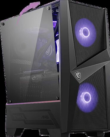 Korpuslar: MSI MAG Forge 100M Gaming Case 🔸ATX / Micro-ATX / Mini-ITX 🔸2 × USB — 3