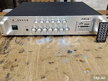 mp3: Professional gücləndirici/miks amp – SONY PA-5250USBD - 19" rack — 1