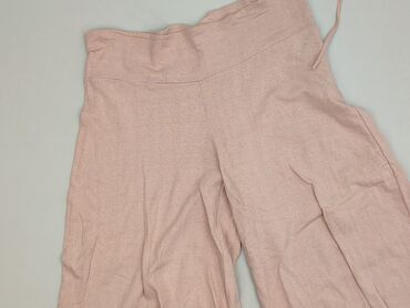 spodnie ze stringami: Material trousers for women, size XL (EU 42)