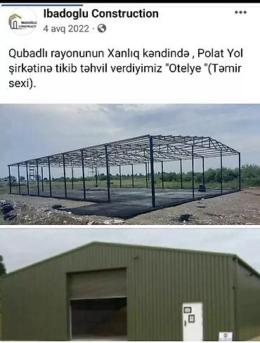a frame satilir: İbadoglu Gonstruksion. İstənilən ölçüdə dəmir konstruksiyalı Quru — 7