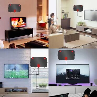 Aksesoari za TV i video: Sobna HDTV DVBT2 TV Antena - Bela Sobna Antena Digitalna HDTV Imam — 14
