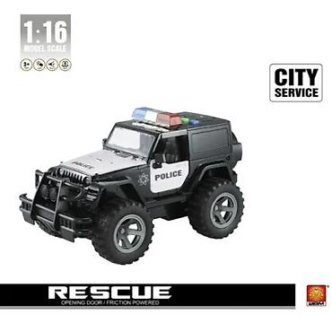 set sminke: POLICIJSKI AUTO SA ZVUKOM I SVETLOM WY392A – RAZMERA 1:16 Uzbudljiva — 1