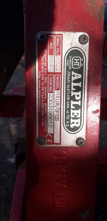 Butkalar, köşklar: ALPLER BULK/S 125 kotan - Brend: ALPLER Ziraat Aletleri - Model