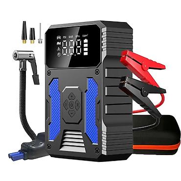 Jump Starter + təkər nasosu 4-ü 1-də (8000 mah) Charging Output USB-C