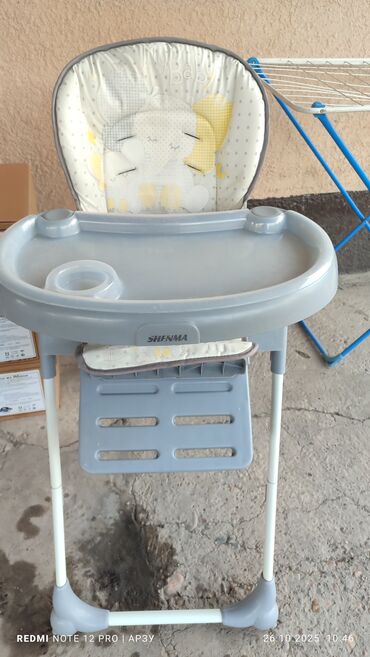 кроватка трансформер для новорожденных: Тамактандыруучу отургуч, Башка бренд, Пластик, Отургучтун башка түрү, түсү - Боз