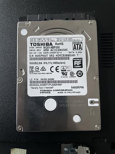 toshiba: Жесткий диск для ноутбука Toshiba MQ01ABF050, практически не — 1