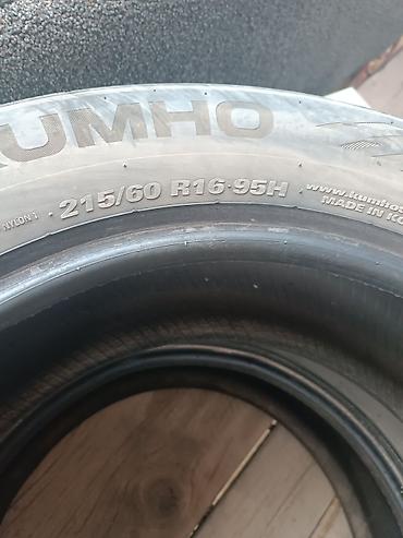 мата секыл: Шиналар 215 / 60 / R 16, All-season, Колдонулган, Комплект, Жеңил унаалар, Корея, Kumho — 7