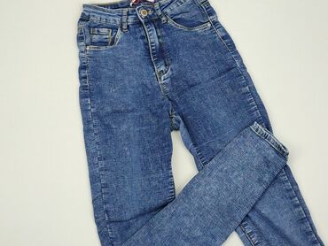 spódniczka jeansowe szara: Jeansy, 2XS, stan - Dobry