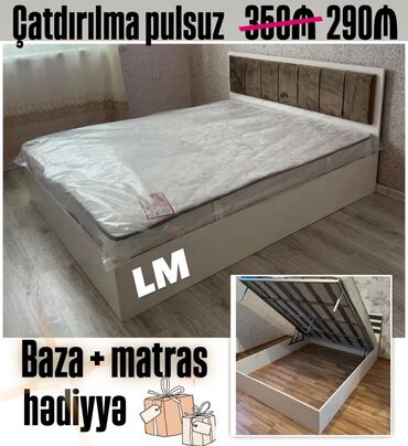 Çarpayılar: Yeni, İkinəfərlik çarpayı, Bazalı, Matras ilə, Siyirməsiz