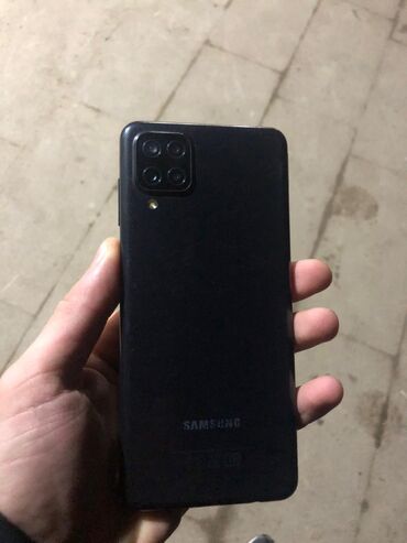 Samsung: Samsung Galaxy A12, 64 GB, rəng - Qara, Barmaq izi