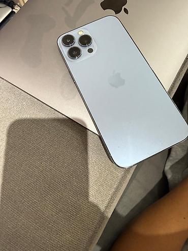 IPhone 13 Pro Max, Б/у, 128 ГБ, Sierra Blue, Коробка, 78 %