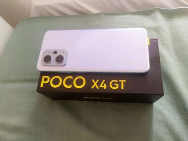 телефон poco x4: Poco X4 GT, Б/у, 256 ГБ, цвет - Голубой, 1 SIM, 2 SIM, eSIM