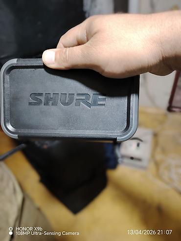 Səsgücləndiricilər, qulaqlıqlar və mikrofonlar: Shure Performance Gear Wireless Systems – PGX2 SM58 simsiz mikrofon — 12
