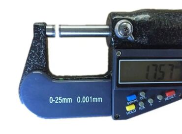 Mikrometrlər: Elektron mikrometr.Model SYATEK. Ölçmə imkanı :00-25 mm Tamamilə — 5