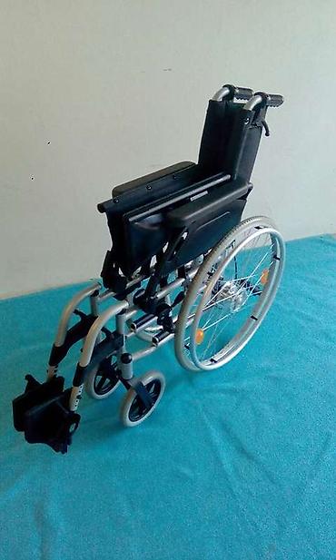 Invalidska kolica: KOLICA, uvoz iz Nemačke, polovnastanje odlično. Širina sedišta je — 6