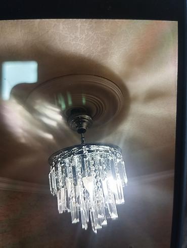 sensorlu lampa: Çılçıraq, 5 lampa, Xrustal — 1