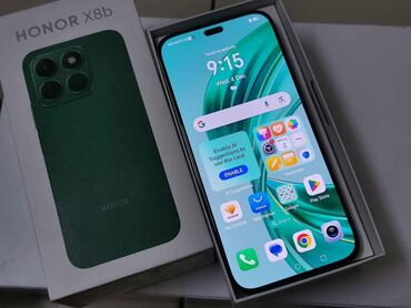 honor 7c: Honor X8b, 128 GB, rəng - Qara, İki sim kartlı, Face ID, Sensor