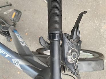saft mtb: SAT dağ velosipedi – 26” - Çərçivə: yüngül alaşımlı, mavi-qara dizayn — 9