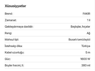 Ev və bağ: Fakir Starky Steam Mop buxarlı təmizləyici - 2-si 1-də sistem: döşəmə — 6