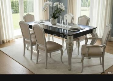 Masa və oturacaq dəstləri: Stol: - Üst səth: qara rəngli, hamar və asan təmizlənən masaüstü - -da lalafo.az — 4 Masa və oturacaq dəstləri: Stol: - Üst səth: qara rəngli, hamar və asan təmizlənən masaüstü - — 4