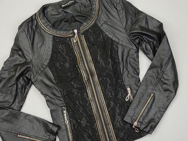 Верхній одяг: Шкіряна куртка жіноча, S, стан - Хороший