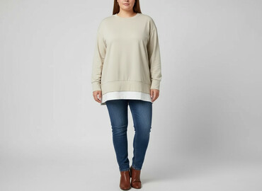 bluza z szerokimi rękawami: Bluza damska
, rozmiar 4XL