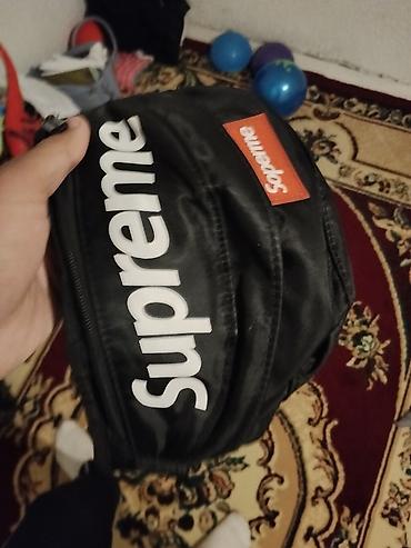 Сумки: Поясная сумка, бананка, Supreme, Б/у, Материал: Нейлон, Унисекс — 1