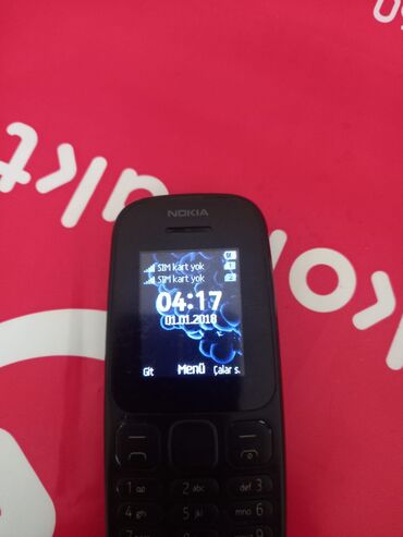 Nokia 106, < 2 GB Memory Capacity, rəng - Qara, Düyməli