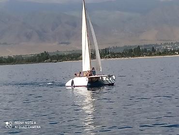 Водный транспорт: Яхта катамаран Кит . Морскии прогулки по побережью Иссык-кулю на — 3