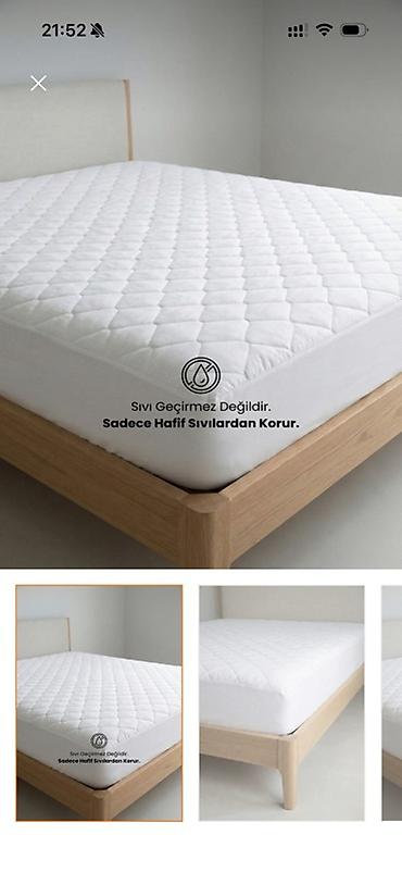bed sheets: Непромокаемый наматрасник-простыня на резинке Есть Турецкие и — 8