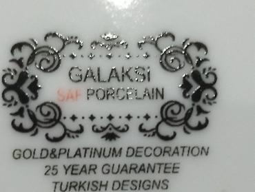 yemək qabı: Nahar dəsti, rəng - Ağ, Farfor, Türkiyə — 4