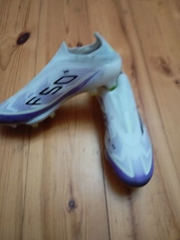 ZX: Məhsul: Futbol butsası – Adidas F50+ (laceless) Rəng: Ağ-bənövşəyi
