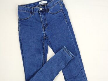 legginsy woskowane z wysokim stanem: Sinsay, Jeans for women, size S (EU 36)