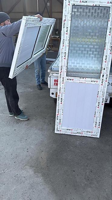 Готовые алюминиевые окна: Алюминиевый эшиктер сатылат жаны. алюминиевые двери — 4