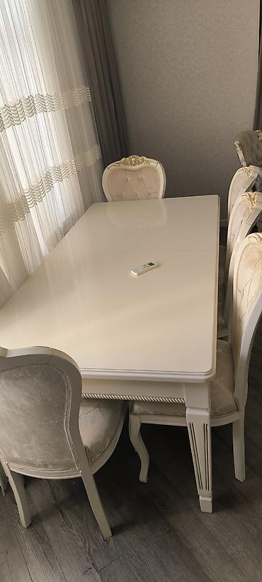 Masa dəsti 770₼. 8 oturacaqlıdır. Açılır. Çox keyfiyyətlidir. Ünvan lalafo.az -da Masa dəsti 770₼. 8 oturacaqlıdır. Açılır. Çox keyfiyyətlidir. Ünvan