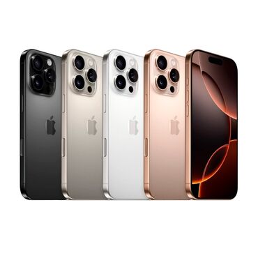 Apple iPhone: IPhone 16 Pro, Новый, 256 ГБ, Desert Titanium, Коробка, 100 %