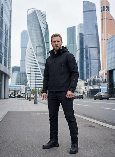 Спортивные костюмы: Мужской демисезонный костюм Softshell - Материал верха: softshell — — 1
